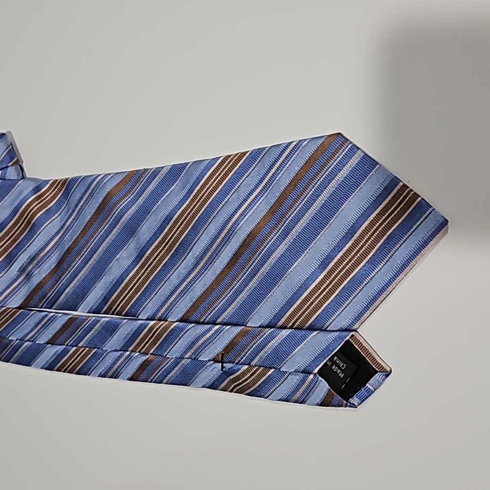 Michael Kors Blue and Brown Tie
